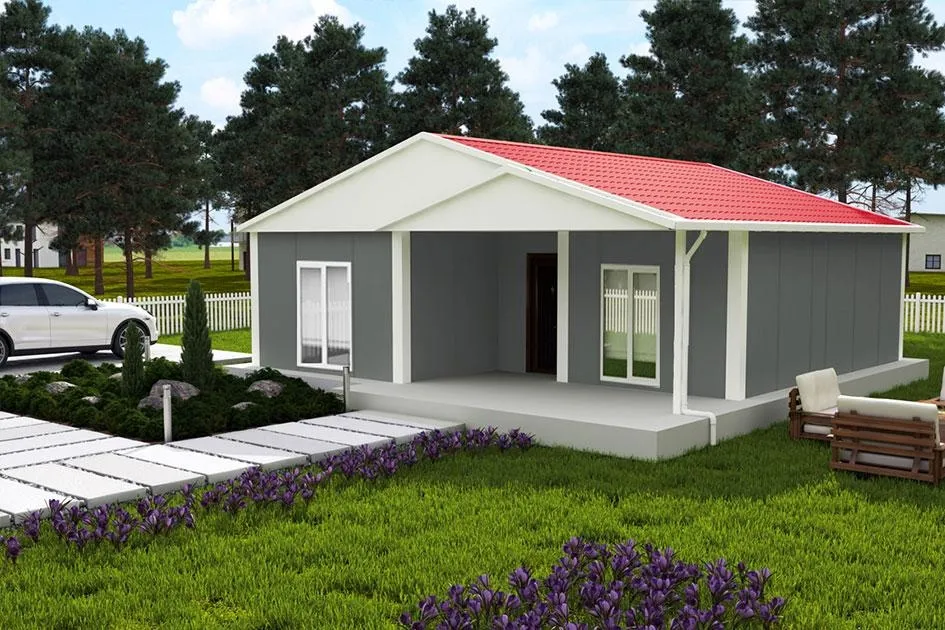 84 m2 Tek Katlı Prefabrik Ev