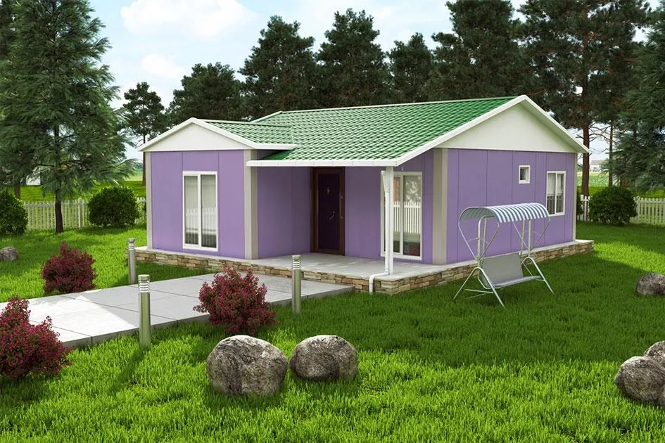 68 m2 Tek Katlı Prefabrik Ev