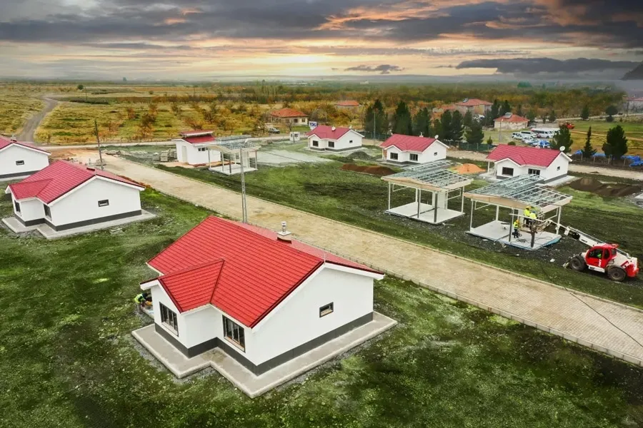 Balıkesir Ahmetler Köyü Prefabrik Ev 