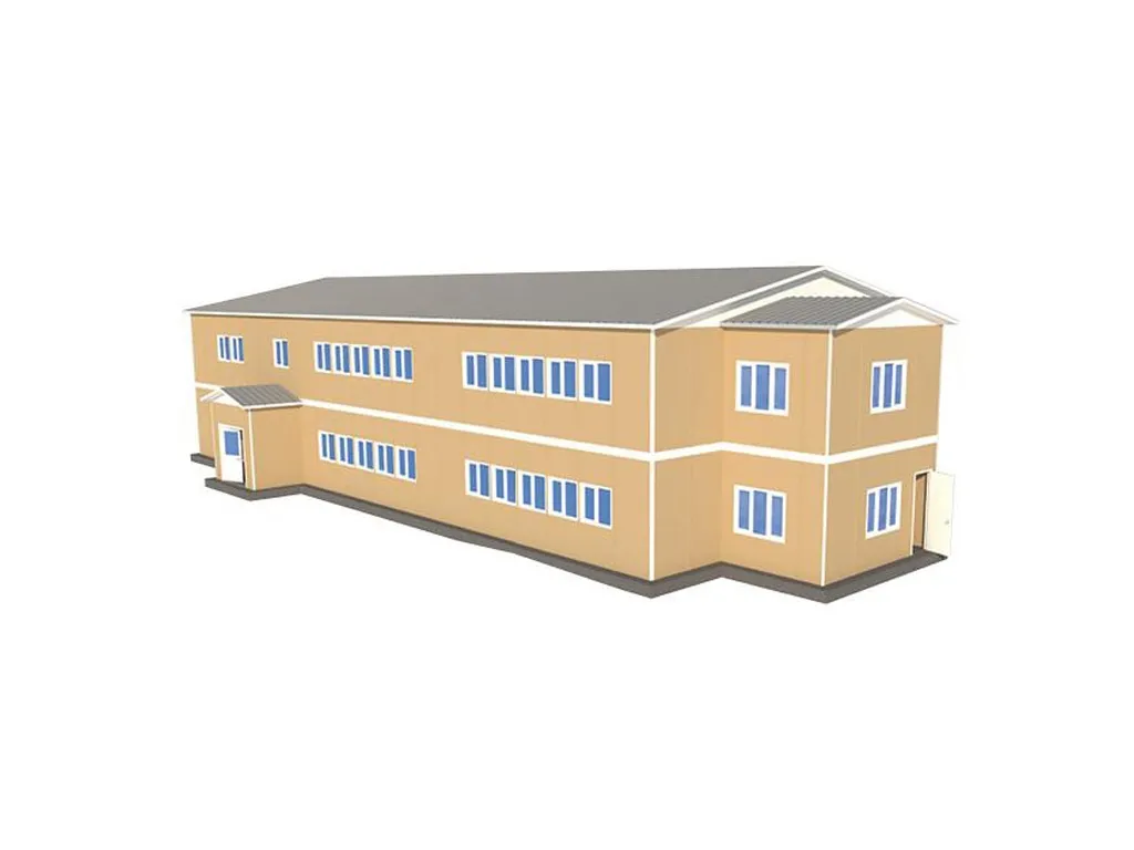 729 m2 İki Katlı Prefabrik Okul Binası