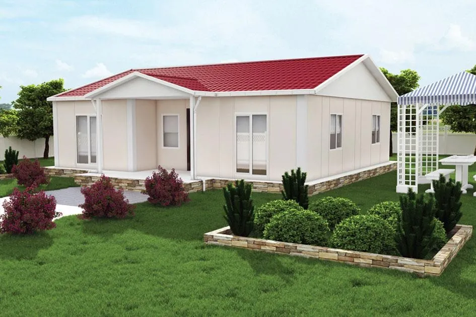 96 m2 Tek Katlı Prefabrik Ev