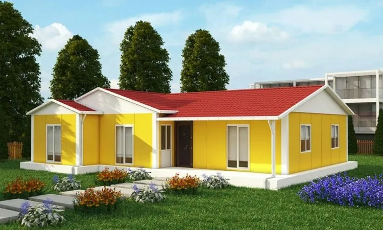 121 m2 Tek Katlı Prefabrik Ev