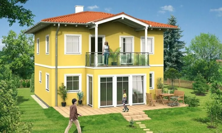 155 m2 Çift Katlı Prefabrik Ev