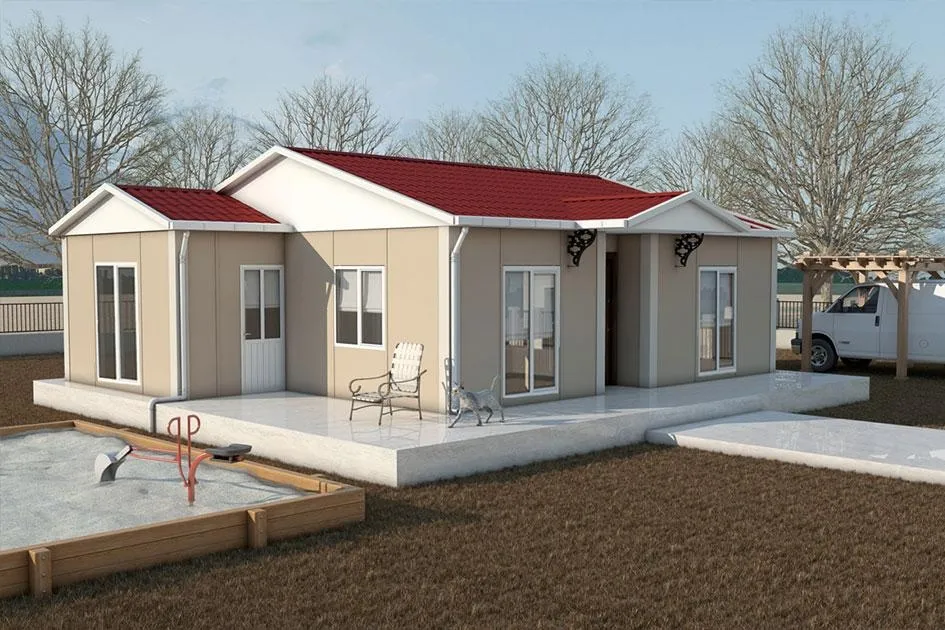 72 m2 Tek Katlı Prefabrik Ev